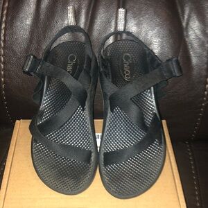 Chaco Black Outdoor Strappy Sandals